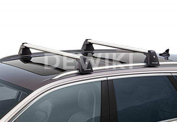 Багажные дуги Volkswagen Touareg (D2), для автомобилей с релингом крыши