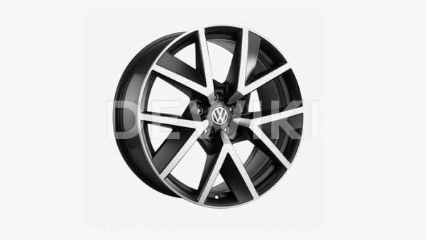 Диск литой R20 Volkswagen, BRAGA Black Silver, 9,0J x 20 ET33 Диск литой R20 Volkswagen, BRAGA Black Silver, 9,0J x 20 ET33