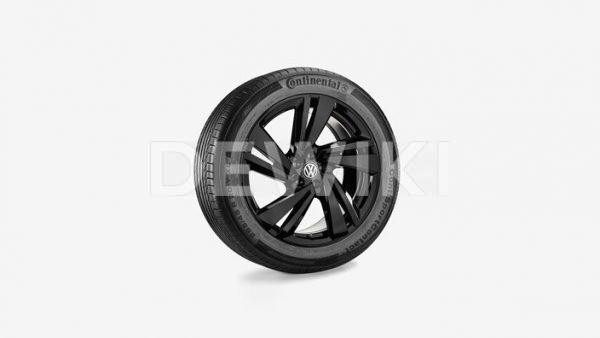 Зимнее колесо в сборе VW Touareg в дизайне Nevada, 285/45 R20 112V XL, Black, 9.0J x 20 ET33