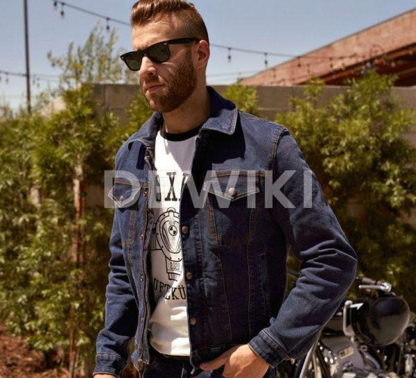 Мужская джинсовая мотокуртка BMW Motorrad Roadcrafted, Denim Blue