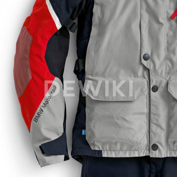 Мужская мотокуртка BMW Motorrad GS Dry, Grey/Blue/Red Мужская мотокуртка BMW Motorrad GS Dry, Grey/Blue/Red