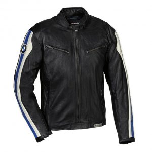 Мужская кожаная мотокуртка BMW Motorrad Club, Black/White Мужская кожаная мотокуртка BMW Motorrad Club, Black/White