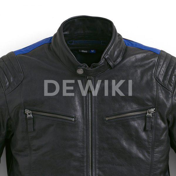 Мужская кожаная куртка BMW Motorrad Club, Black Мужская кожаная куртка BMW Motorrad Club, Black