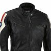 Женская кожаная мотокуртка BMW Motorrad Club, Black/White