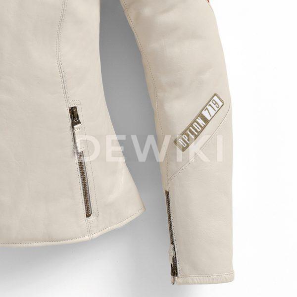 Женская кожаная куртка BMW Motorrad Club Spezial, Offwhite Женская кожаная куртка BMW Motorrad Club Spezial, Offwhite