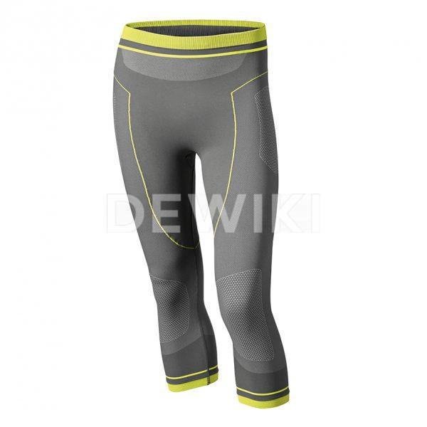 Мужские летние термоштаны 3/4 BMW Motorrad  Functional Undergarments, Gray/Yellow Мужские летние термоштаны 3/4 BMW Motorrad  Functional Undergarments, Gray/Yellow