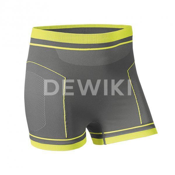 Мужские летние термошорты BMW Motorrad Functional Undergarments, Gray/Yellow Мужские летние термошорты BMW Motorrad Functional Undergarments, Gray/Yellow