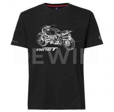 Мужская футболка BMW Motorrad, R nineT Scrambler, Black Мужская футболка BMW Motorrad, R nineT Scrambler, Black
