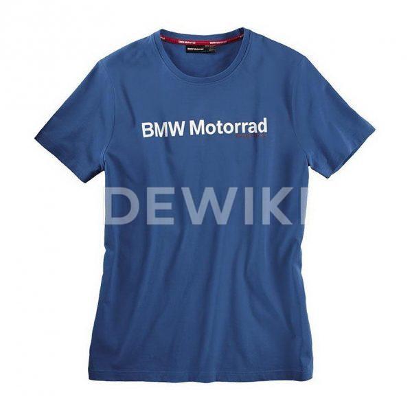 Мужская футболка BMW Motorrad Logo, Blue Мужская футболка BMW Motorrad Logo, Blue