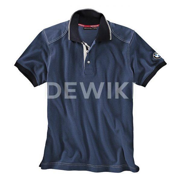 Мужская рубашка-поло BMW Motorrad Logo, Blue Мужская рубашка-поло BMW Motorrad Logo, Blue