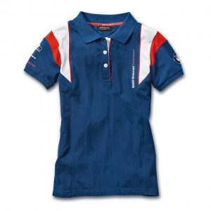 Женская рубашка-поло BMW Motorrad Motorsport, Blue