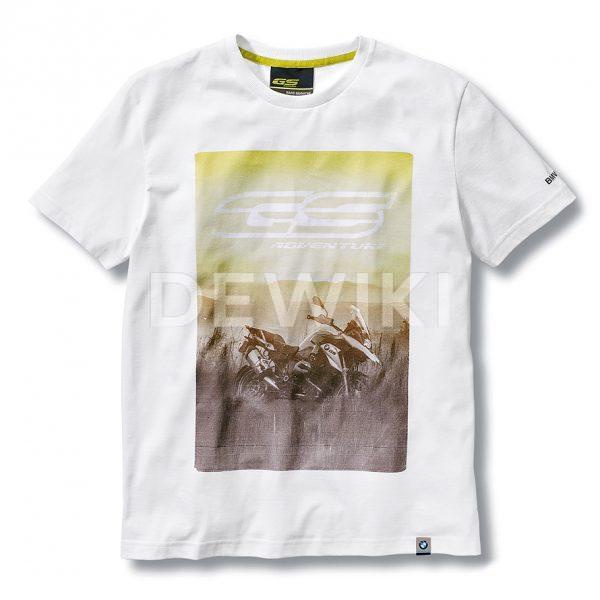 Мужская футболка BMW Motorrad R 1200 GS, White Мужская футболка BMW Motorrad R 1200 GS, White
