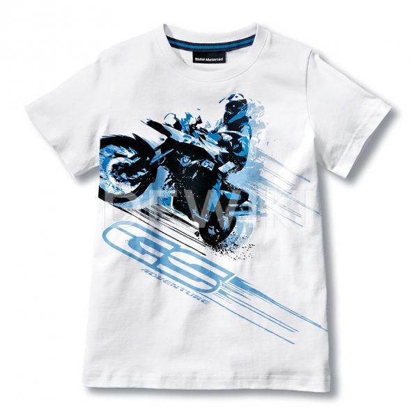 Детская футболка BMW Motorrad GS Adventure, White Детская футболка BMW Motorrad GS Adventure, White