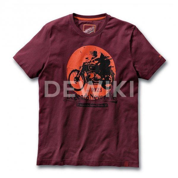 Мужская футболка BMW Motorrad Legends, Red-Brown Мужская футболка BMW Motorrad Legends, Red-Brown