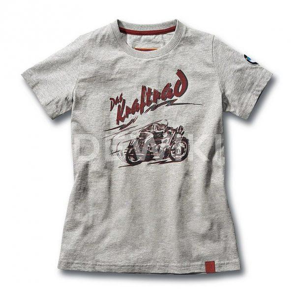 Детская футболка BMW Motorrad Kraftrad, Grey Melange Детская футболка BMW Motorrad Kraftrad, Grey Melange