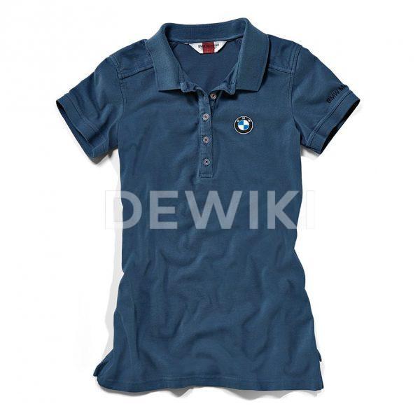 Женская рубашка-поло BMW Motorrad Logo Classic, Blue