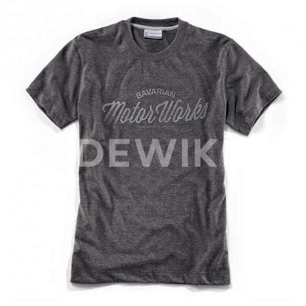 Мужская футболка BMW Motorrad Motor Works, Grey Мужская футболка BMW Motorrad Motor Works, Grey