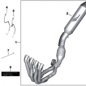 Титановая выпускная система HP Akrapovi? BMW S 1000 RR, для моделей 0D10,0D21 Титановая выпускная система HP Akrapovi? BMW S 1000 RR, для моделей 0D10,0D21