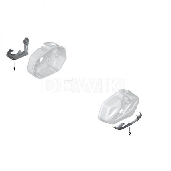 Пластиковая защита крышек цилиндров HP BMW R 1200 / R 1250, правая Пластиковая защита крышек цилиндров HP BMW R 1200 / R 1250, правая