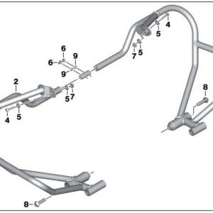 Защитные дуги двигателя BMW R nineT Защитные дуги двигателя BMW R nineT