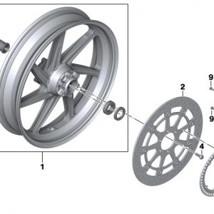 Адаптеры для датчиков колес BMW S 1000 XR 2014-2019 год Адаптеры для датчиков колес BMW S 1000 XR 2014-2019 год