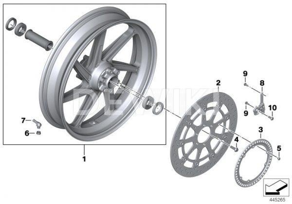 Адаптеры для датчиков колес BMW S 1000 XR 2014-2019 год Адаптеры для датчиков колес BMW S 1000 XR 2014-2019 год