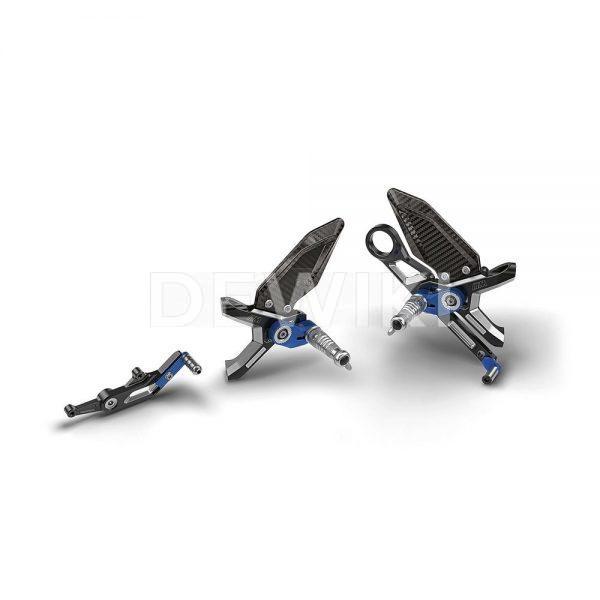 Водительская подножка M rider BMW S 1000 RR с 2018 года, справа Водительская подножка M rider BMW S 1000 RR с 2018 года, справа