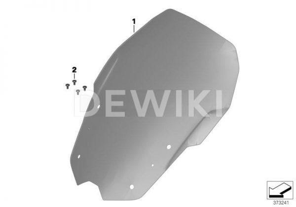 Ветровое стекло BMW C 600 / 650 Sport 2015-2018 год, тонированное Ветровое стекло BMW C 600 / 650 Sport 2015-2018 год, тонированное