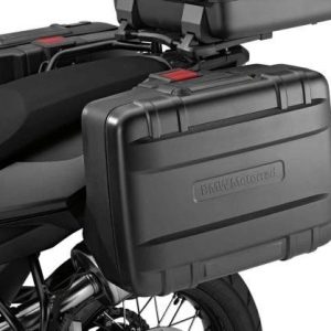 Черный раздвижной кофр BMW G 650 GS 2010-2016 год, левый Черный раздвижной кофр BMW G 650 GS 2010-2016 год, левый