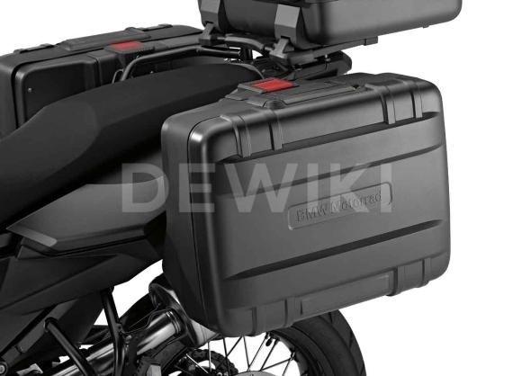 Черный раздвижной кофр BMW G 650 GS 2010-2016 год, левый Черный раздвижной кофр BMW G 650 GS 2010-2016 год, левый