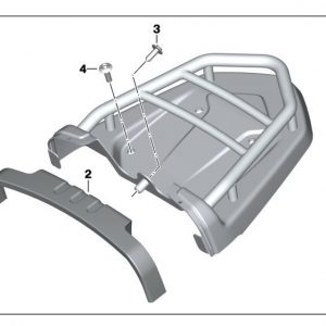 Багажная полка BMW R nineT Багажная полка BMW R nineT
