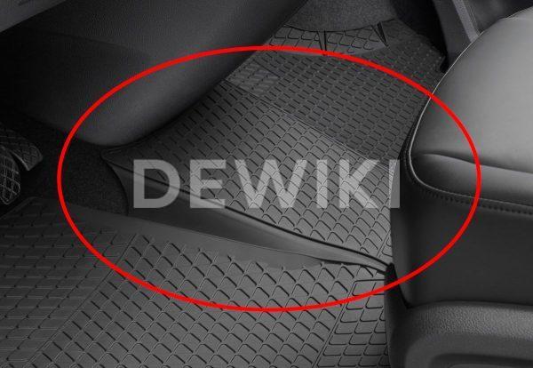 Коврик в салон центральный Volkswagen Transporter (T5) / (T6), резиновый Коврик в салон центральный Volkswagen Transporter (T5) / (T6), резиновый