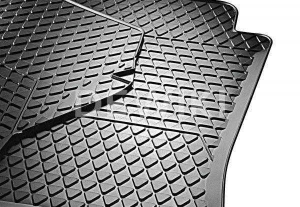 Коврики в салон Volkswagen Touareg (7L), резиновые задние Коврики в салон Volkswagen Touareg (7L), резиновые задние