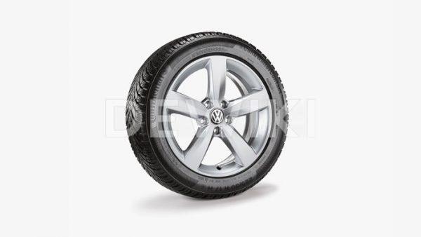Зимнее колесо в сборе VW Sharan в дизайне Avus, 225/50 R17 98H XL, Silver, 7.0J x 17 ET39 Зимнее колесо в сборе VW Sharan в дизайне Avus, 225/50 R17 98H XL, Silver, 7.0J x 17 ET39