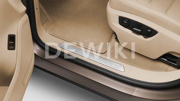 Защитная пленка на пороги Volkswagen Touareg (7P) Защитная пленка на пороги Volkswagen Touareg (7P)