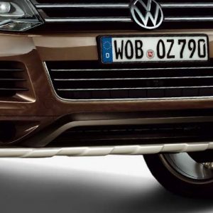 Защита днища передняя Volkswagen Touareg (7P), матовый алюминий Защита днища передняя Volkswagen Touareg (7P), матовый алюминий