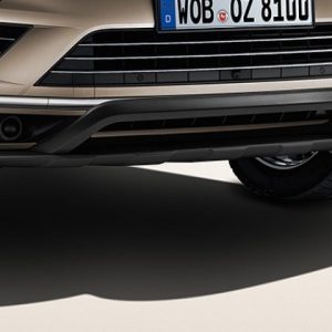 Защита днища передняя Volkswagen Touareg (7P), черная