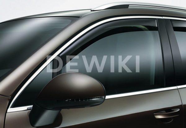 Дефлекторы на двери Volkswagen Touareg (7P), передние Дефлекторы на двери Volkswagen Touareg (7P), передние