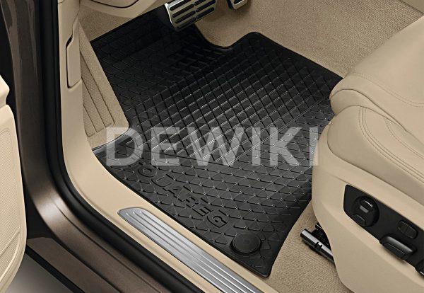 Коврики в салон Volkswagen Touareg (7P), резиновые передние Коврики в салон Volkswagen Touareg (7P), резиновые передние