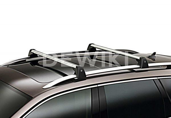 Багажные дуги Volkswagen Touareg (7P), для автомобилей с релингом крыши