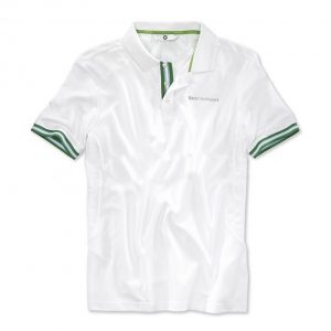 Мужская футболка BMW Golfsport, White/Green