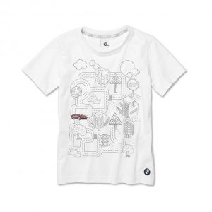 Детская интерактивная футболка BMW, White Детская интерактивная футболка BMW, White