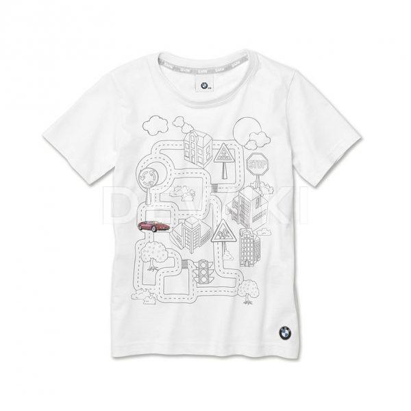 Детская интерактивная футболка BMW, White
