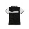 Женская рубашка-поло BMW M Motorsport, Black/White Женская рубашка-поло BMW M Motorsport, Black/White