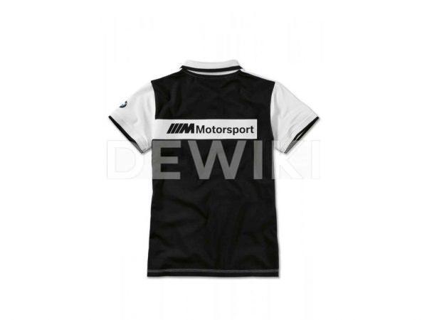 Женская рубашка-поло BMW M Motorsport, Black/White