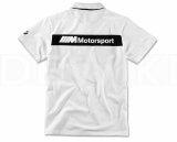 Мужская рубашка-поло BMW M Motorsport, White Мужская рубашка-поло BMW M Motorsport, White