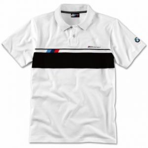 Мужская рубашка-поло BMW M Motorsport, White Мужская рубашка-поло BMW M Motorsport, White