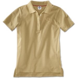 Женская рубашка-поло BMW, Sand Женская рубашка-поло BMW, Sand