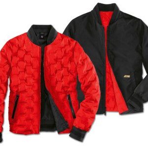 Женская двусторонняя куртка BMW M Reversible Jacket, Black/Red Женская двусторонняя куртка BMW M Reversible Jacket, Black/Red