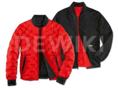 Женская двусторонняя куртка BMW M Reversible Jacket, Black/Red Женская двусторонняя куртка BMW M Reversible Jacket, Black/Red